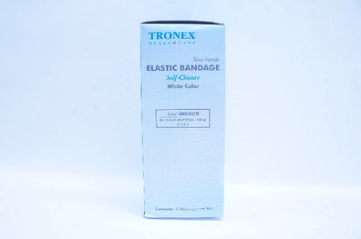 Tronex EBV2021N Elastic Bandage Self-Closure, White 3 inch x 5yds - Box of 10